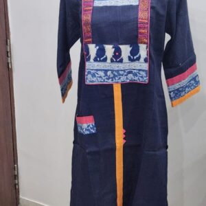 pure cotton with kantha stitch