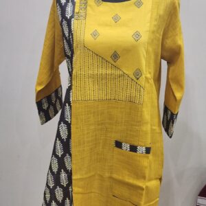 pure cotton with kantha stitch