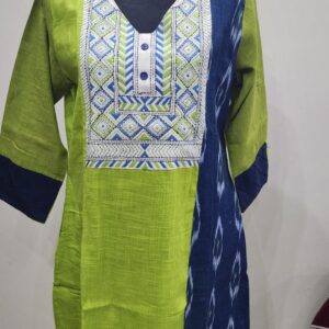 Pure cotton with gujrati stitch