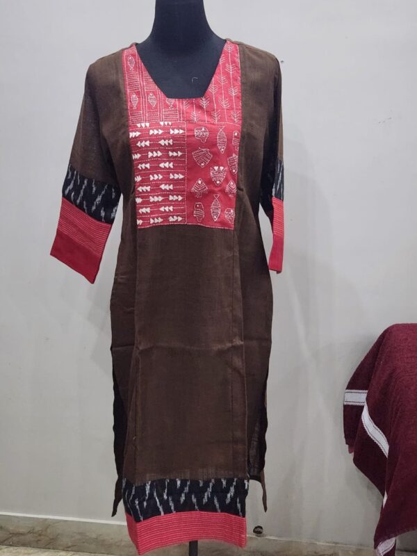 pure cotton with kantha stitch