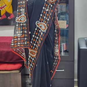 Reshom kotawith hand gujrati 6m saree