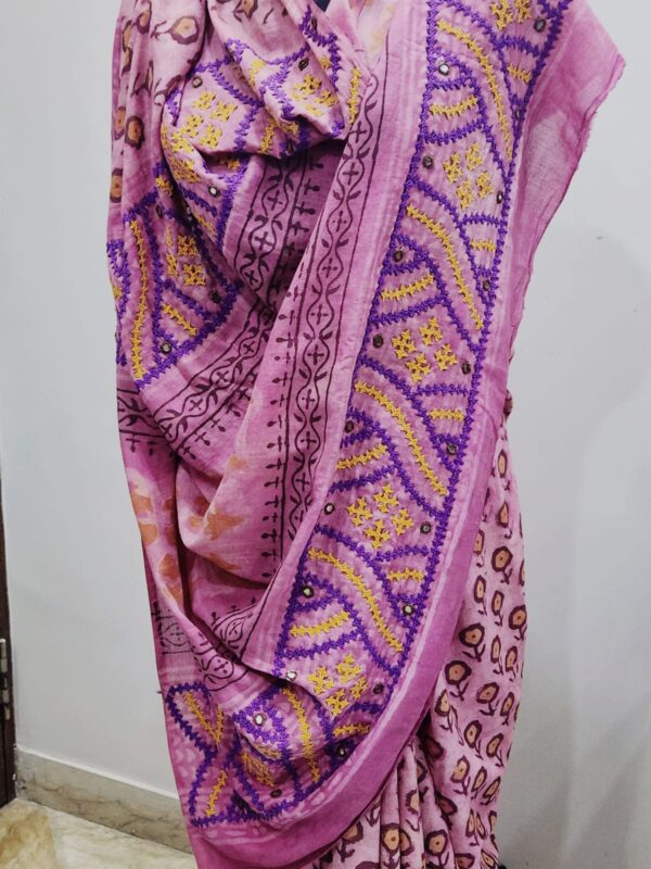 Gujrati work on cotton vanaspati