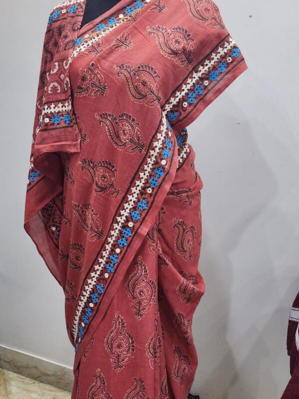Gujrati work on cotton vanaspati