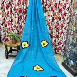 Pure Cotton Saree with Appliqué Work