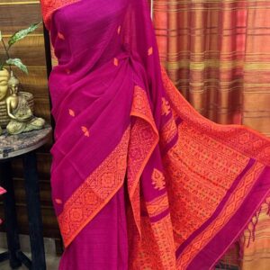 Handloom Pure Cotton Saree | Handwoven Cotton Saree for Women