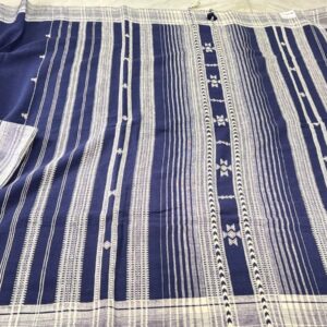 Kala Cotton Bhujodi Saree | Handwoven Traditional Cotton Saree